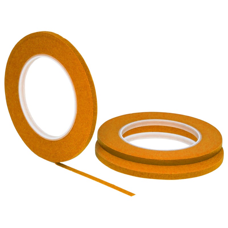 STIKK Painters Tape - 3pk Orange Painter Tape - 1/4 inch x 60 Yards - Paint Tape for Painting, Edges, Trim, Ceilings - Masking Tape for DIY Paint Projects - Residue-Free Painting Tape - Image 1